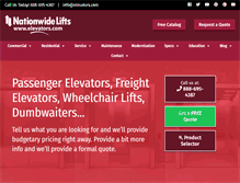 Tablet Screenshot of elevators.com